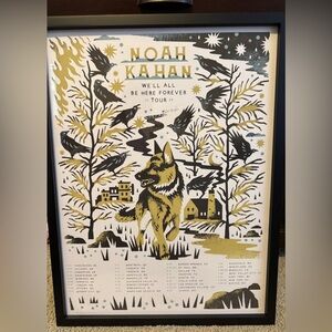 Noah Kahan 2024 tour poster